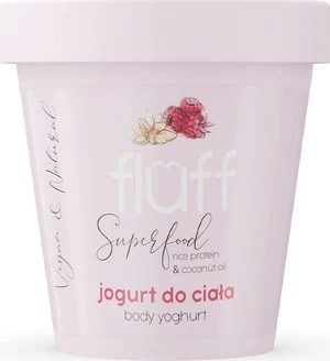 Kūno jogurtas Fluff Superfood Raspberries & Almonds, 180 ml