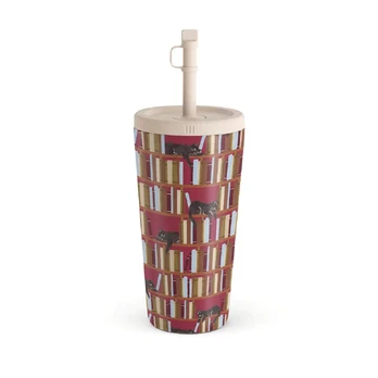 Ex Libris - Travel Mug, 500 ml / Straw