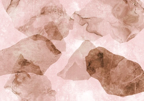 Fototapetas Artgeist Pink Terrazzo - Minimalist Background In Marble Watercolour Pattern, 150 cm x 105 cm