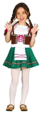 Fiesta Tyroler pige kostume