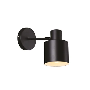 Sieninis šviestuvas BLACK : Spalva - Juoda/Balta