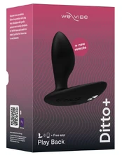 We Vibe Ditto+ Satin Black Analinis kaištis kaina