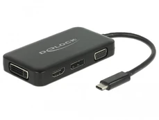 Adapteris Delock USB Type-C, 0.15 m, juoda kaina