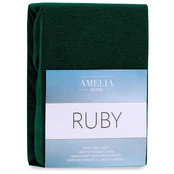 AmeliaHome FITTEDFRO/AH/RUBY/BOTTLEGREEN74/140-160x200+30 kaina