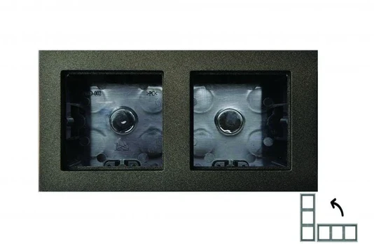 Liregus FRAME 2PL EPSILON Juodas