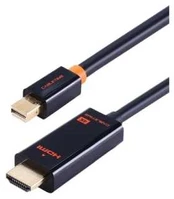 Cabletime Mini displayport til HDMI kabelis 1,0m, Mini Displayport: