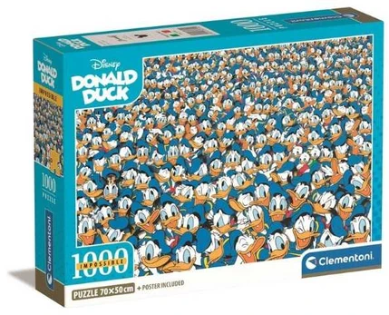 Clementoni CLE puzzle 1000 Impossible Donald Duck 39799