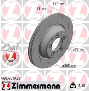 Stabdžių diskas ZIMMERMANN 460.4519.20 kaina