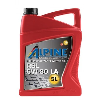 Variklio alyva Alpine RSL 5W-30 LA 5 L