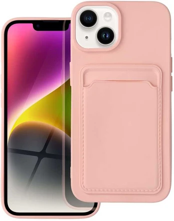 Dėklas Oem CARD Case for IPHONE 14 pink
