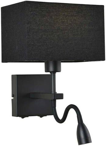 Sieninis šviestuvas WL-1122-2-BL-BM-RC-BL