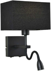 Sieninis šviestuvas WL-1122-2-BL-BM-RC-BL kaina