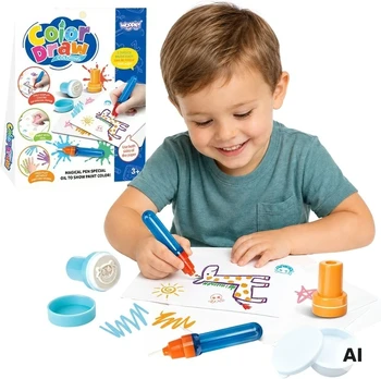 WOOPIE Magic Painting and Stamping Set Creative Fun