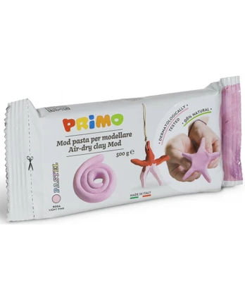 Molis PRIMO, pastelinės rožinės spalvos, 500 g