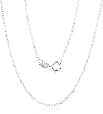 Sidabrinė grandinėlė Anchor round 1,1 mm - 2.5 g. - 50 - 1,1 mm.