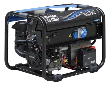 Generatorius vienfazis (6.3 kW) TECHNIC 6500 E AVR C5, , SDMO