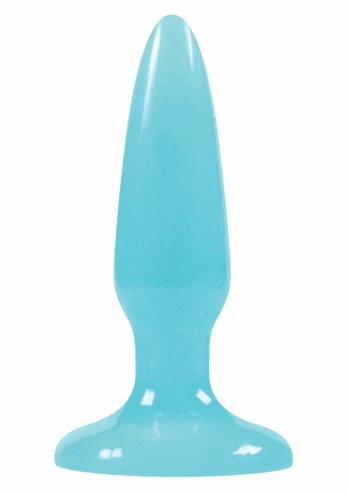Pleasure Plug Mini - TPE, Compact, Glow-in-the-Dark, Pink