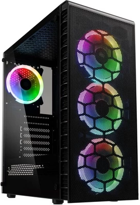Korpusas Kolink Lite Mesh, juoda
