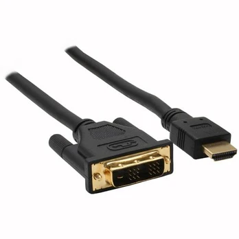 Kabelis InLine HDMI - DVI- D 0,5m juoda (17659P)