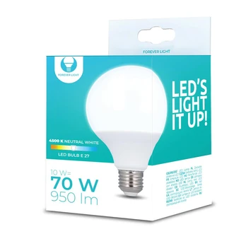 TelForceone LED lemputė E27 G95 10W 230V 4500K 950lm Forever Light