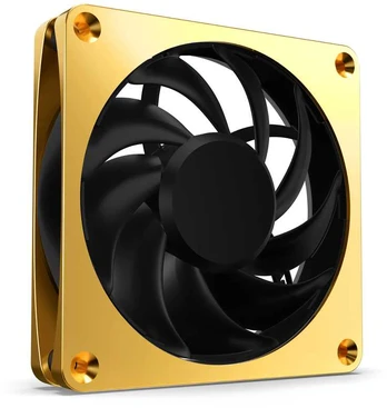 Alphacool Apex Stealth Metall Power Lüfter 120 mm, 3.000 U/min - auksinis