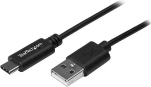 Kabelis StarTech USB2AC50CM, USB 2.0 Type A/USB 2.0 Type-C, 0.5 m, juoda