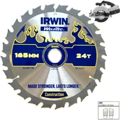 Pjovimo diskas Irwin Cordless 136x10x24T 1,8 mm ATB kaina