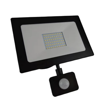 50W IP65 4000K LED lauko prožektorius su judesio davikliu