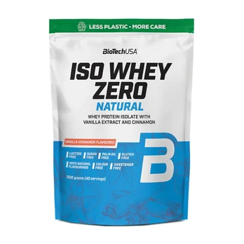 Biotech Iso Whey Zero Natural 1000 g. - Vanilla - Cinnamon skonis