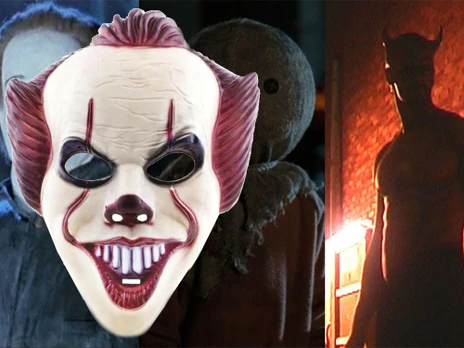 Klouno kaukė Halloween