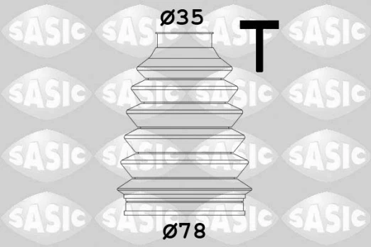SASIC SAS4003457 CV boot kit