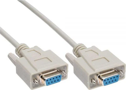 InLine DB-9 - DB-9, 1m, Pilka (12223)