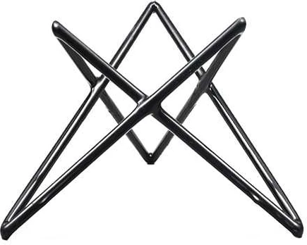 Buffet base Star, 26.5x23x20 cm, juodas