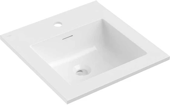 Praustuvas Mexen Otis, 46 x 46,5 cm, Baltas glossy