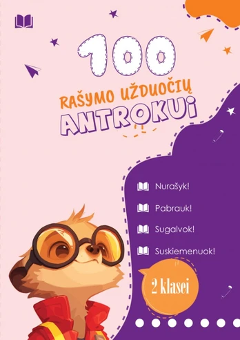 100 rašymo užduočių antrokui