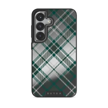 Mint Cookie - Samsung Galaxy S25 Case, Elite Mirror Dark (Magnetic) / Silver