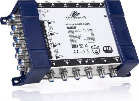 Šakotuvas Spacetronik Multiswitch 9/12 Spacetronik E serija MS-0912E