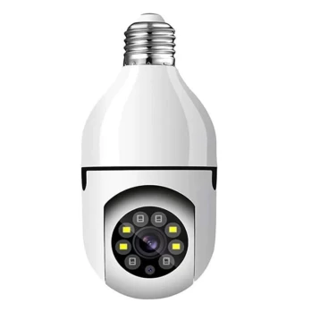 Panoraminė kamera Wifi su E27 lemputės jungtimi