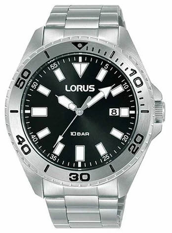 Laikrodis vyrams Lorus RXH59KX9 Sidabras
