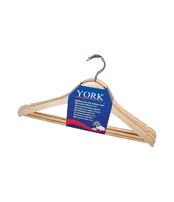 Drabužių pakabos YORK , medinės, 3 vnt. kaina
