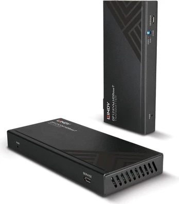 LINDY 150m Cat.6 Displayport &USB KVM HDBaseT Ext IR/RS232