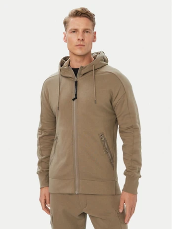 C.P. Company Džemperis 21CMSS715A005086W Smėlio Regular Fit