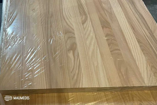 Klijuotas uosinis skydas Natural (SOLID ) 20x650x1500