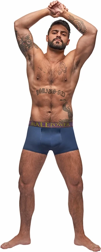 Male Power Enhancer Short S Antique Blue Supportive Pouch Underwear