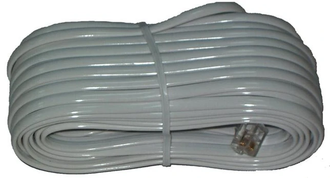 Telefono kabelis, baltas 3m