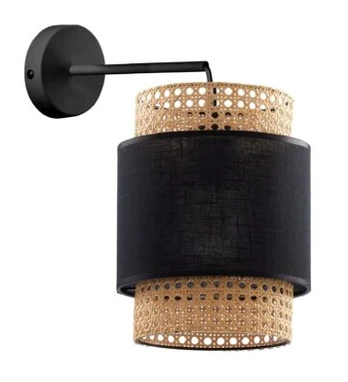 Šviestuvas sieninis TK Lighting Boho Black 1, 15 W, E27