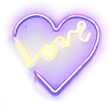 Neoninis LED ir USB - Love 2 modelis