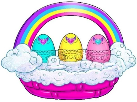 Hatchimals Alive Neon Rainbow Basket