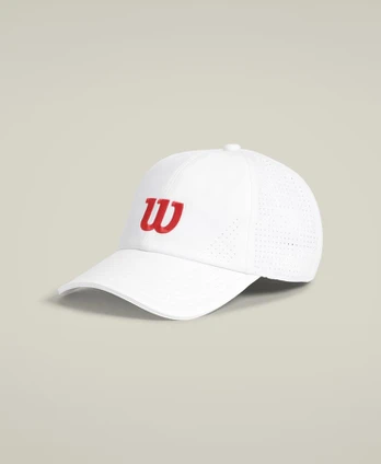 WILSON U ACTIVE PERFORATED Bright White/Infrared Beisbolo kepurė
