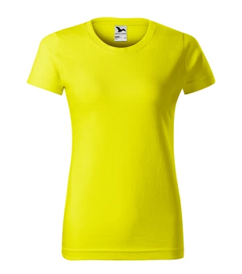 Moteriški Marškinėliai MALFINI Basic 134 Lemon, 160g/m2
